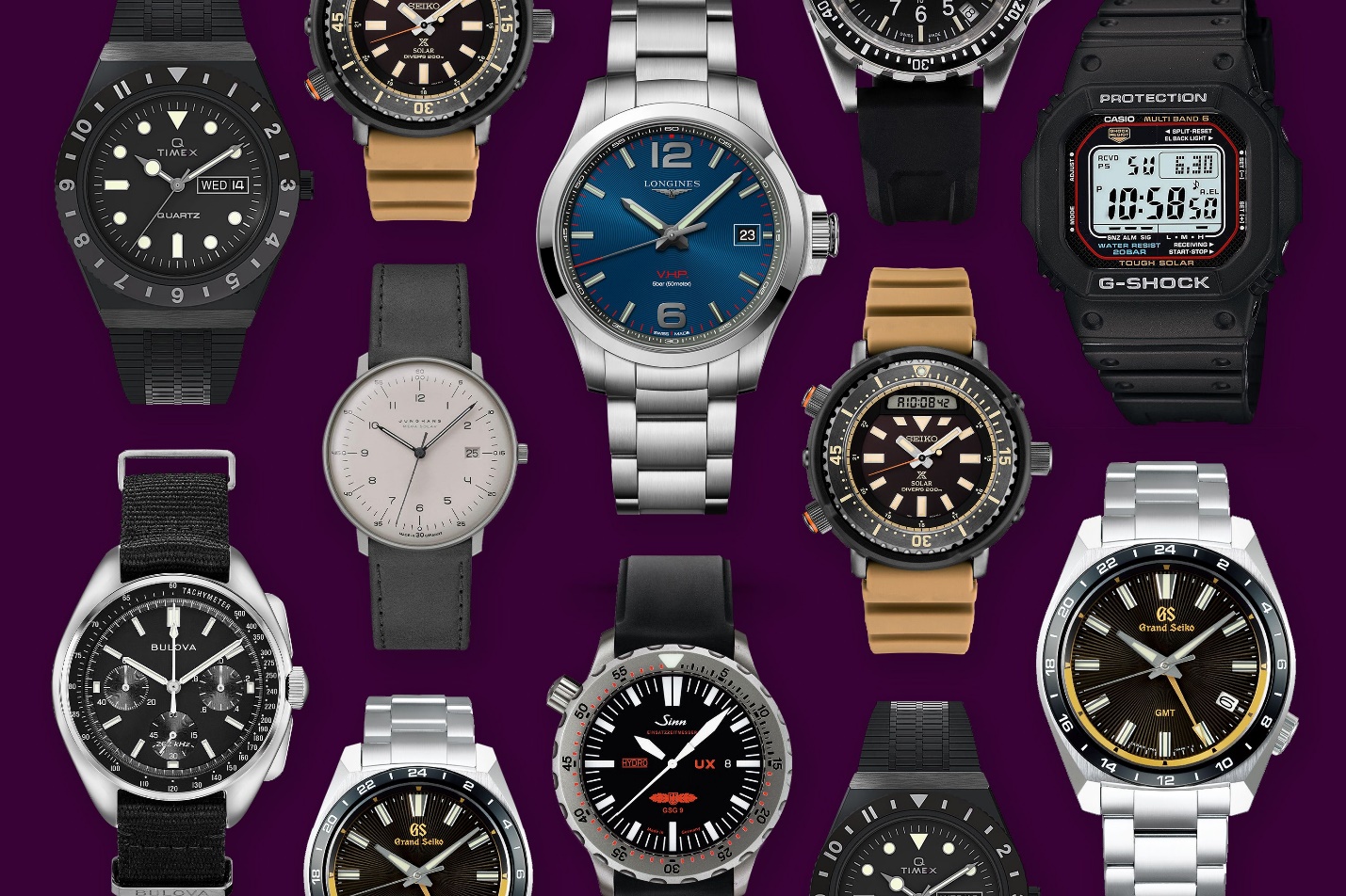 A group of watches

Description automatically generated